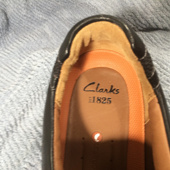 NEW Black Leather Clarks Unstructured Lace-up Shoe main image 8